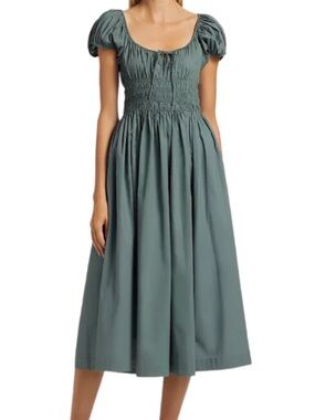 Doen Quinn Dress in Lagoon, size XS